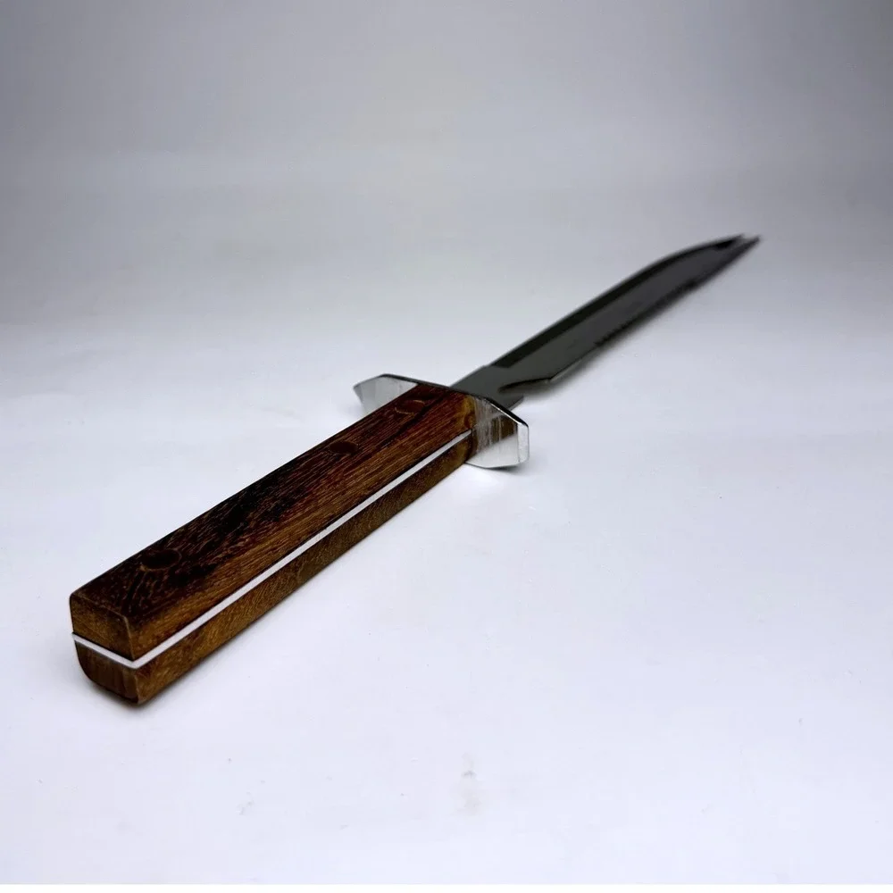 Vintage Haverhill's Mitsuboshi Japan Fishing Camp Knife Stainless Steel Wood